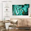 Abstrait de marbre bleu sarcelle Avery-107698678
