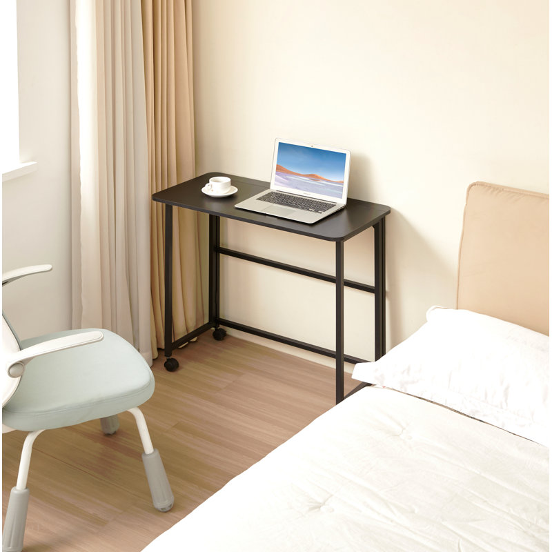 Petit bureau pliable pliable pour les petits espaces, bureau d'ordinateur d'écriture 31,5 pouces en bureau, bureau pliable pour bureau à domicile 80 * 40