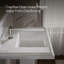 Lavabo de salle de bain piédestal en céramique avec trop-plein 24 po Tresham®-10942090-19195657
