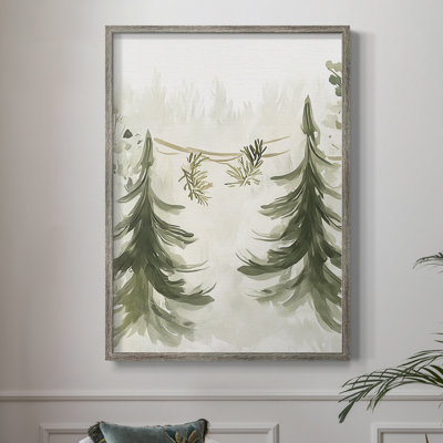 «Christmas Holiday Art», reproduction encadrée Ccclxxx - bois massif