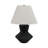 Latitude Run® Chic Ribbed Totem Table Lamp, Ceramic, 23-Inch