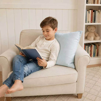 100% Linen Knife Edge Throw Pillow