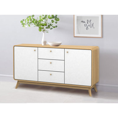 Justine 140Cm Wide 3 Drawer Sideboard