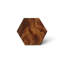 Honey Comb Solid Wood Block End Table-125005780