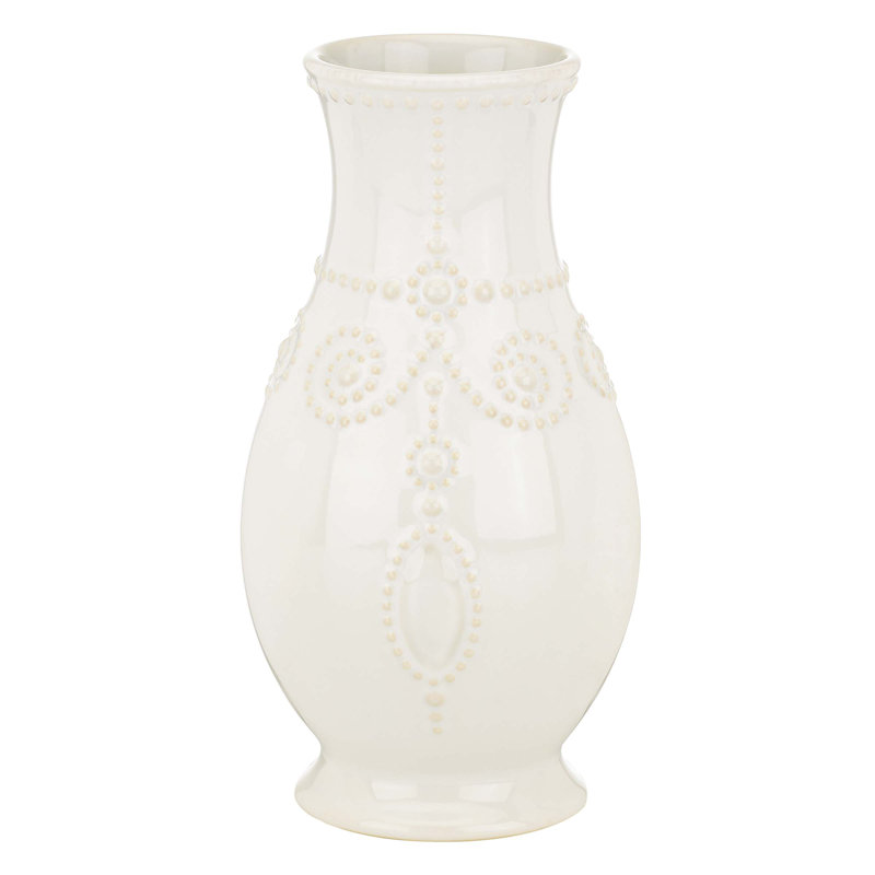 French Perle Fluted Table Vase