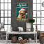 «Izadora Dog Christmas Have A Seat On», impression sur toile-1018634178