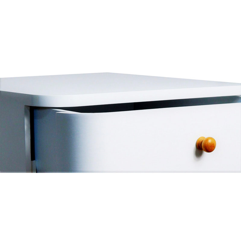 Bergenia 40cm W Solid + Manufactured Wood Bedside Table