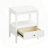 Olana White 1-drawer Nightstand-1581059942