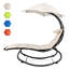 Chaise longue suspendue Jean-Mary avec support-1277143301