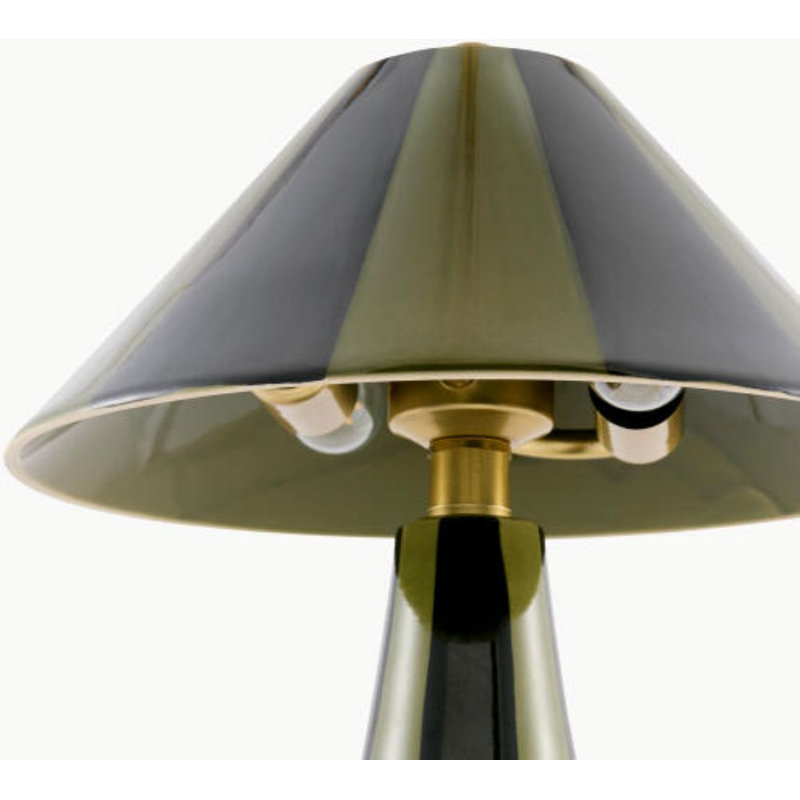 Galleria Table Lamp, Green/Black, Green/Black