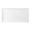 Base de douche anti-dérapante en acrylique à simple seuil avec drain à gauche 60 po x 32 po Kingston Brass Barbuda-132966661