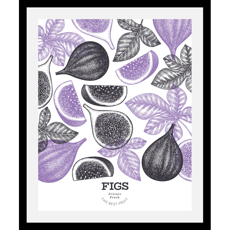 Figs - Single Picture Frame Print, 70cm H x 50cm W