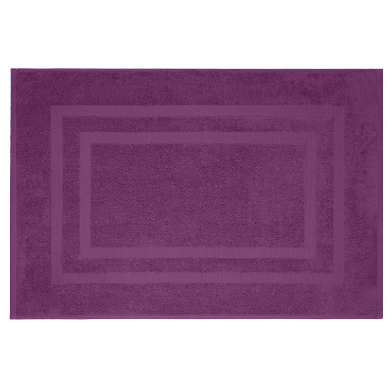 Tapis de bain Joktan, Prune