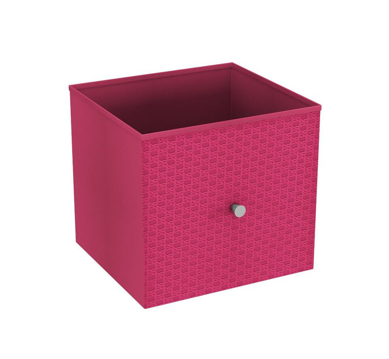 17 Stories Woven Decorative Basket, Fuschia