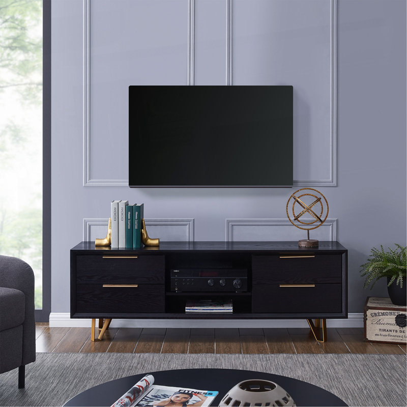 Malone Black Entertainment Console