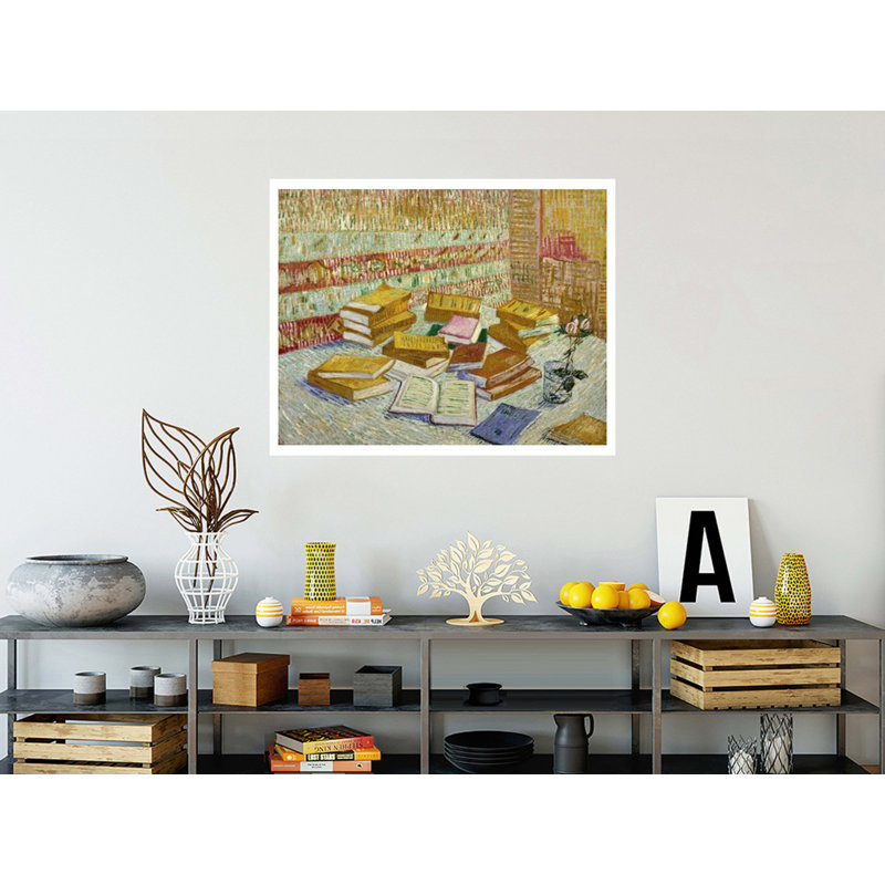 Les romans parisiens par Vincent van Gogh - Estampe numérique, H 32 po x l 40 po