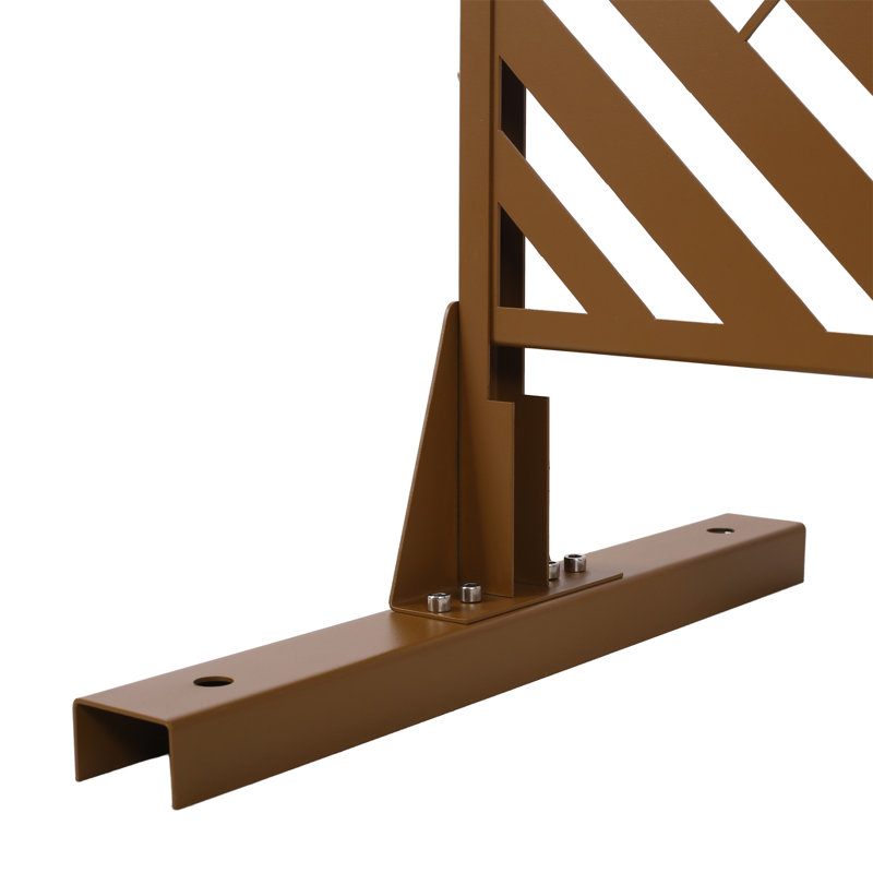Écran d'intimité extérieur et intérieur H 76 po x l 48 po, Brun