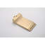 Robinet mural de baignoire en acier inoxydable doré brossé, mitigeur monocommande, deux trous, finition durable, style moderne, poignée intégrée, option élégante pour votre salle de bain.
