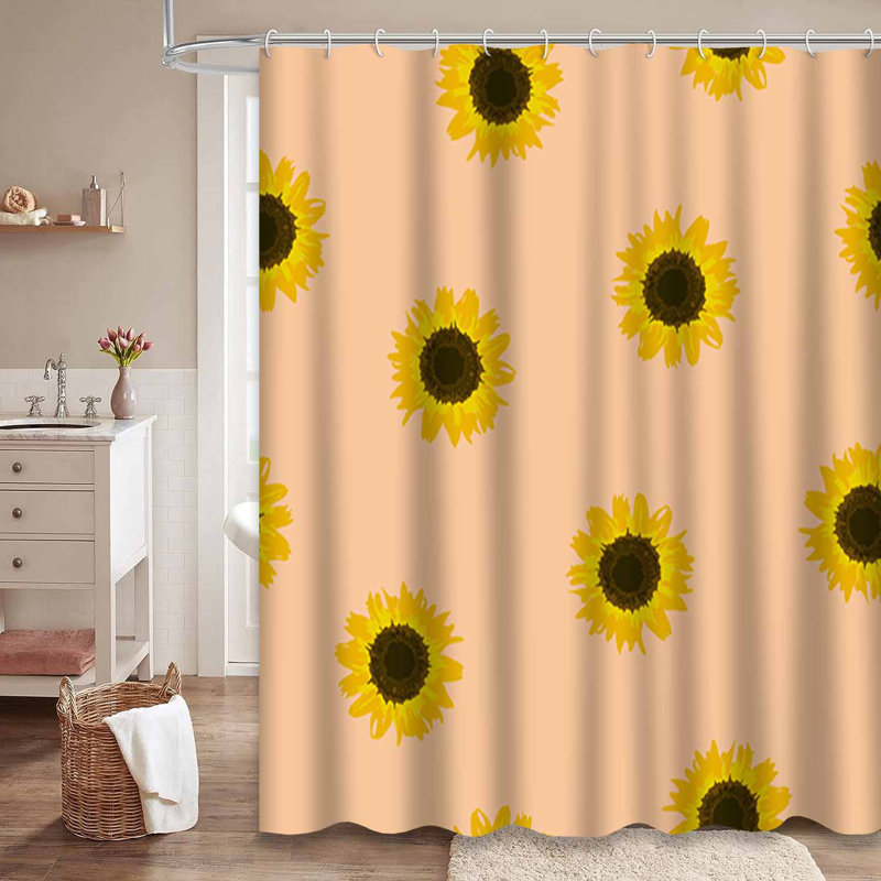 Rideau de douche Sunflower Bloom, L 72 po x l 78 po