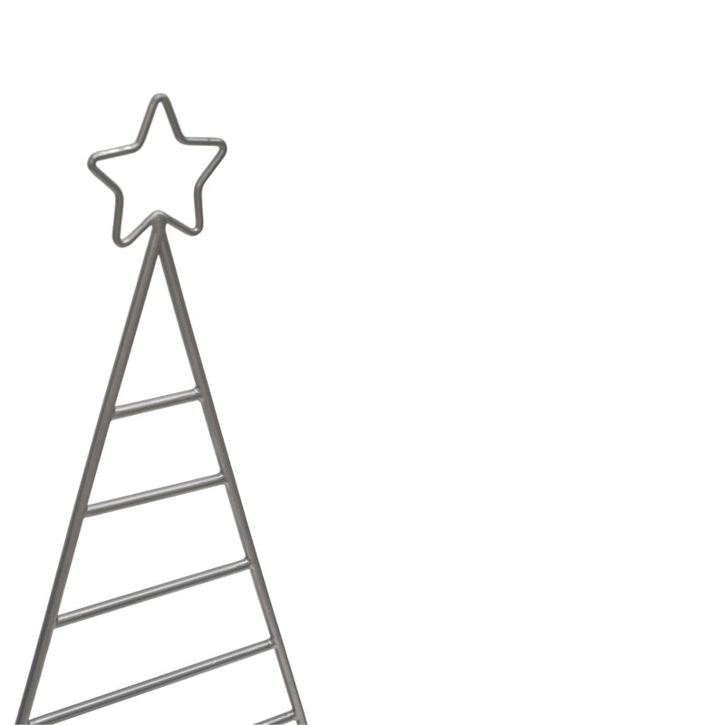 Christmas Tabletop Tree, Pewter