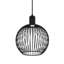Luminaire suspendu cage sphérique à DEL Orland - noir mat - l 12 po x H 15,25 po-124960027