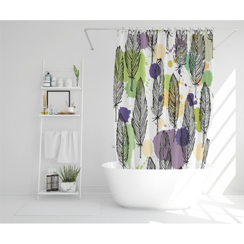 Bugarin Polyester Shower Curtain Set