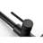 Matte Black Stainless Steel Kitchen Faucet With Pull Down , 360 Rotating Nozzle, Two Water Output Settings, Simple Temperature & Flow Control Pull-Down Black, Rotatable Dual Effortless-644568205
