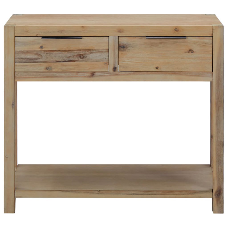 Moncada Solid Wood Console Table, Natural