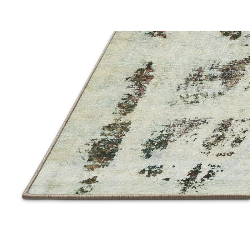 Abstract Indoor Rug, Rectangle 7' x 9'
