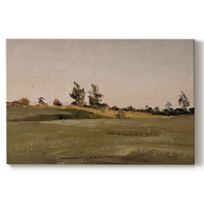 Paysage rétro - CML XXX, H 33 po x l 49 po x P 1,5 po, Toile tendue