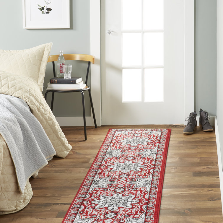Mountview Oriental Red/Gray Area Rug