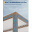 Pergola à persiennes avec toit réglable, cadre en aluminium de qualité supérieure et système de drainage pour patio-119317762