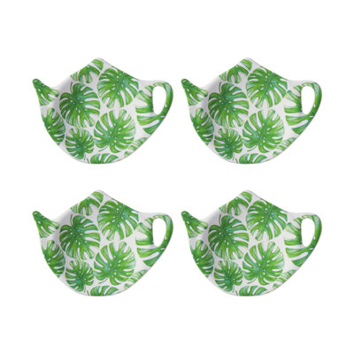 Set of 8 Teabag Holder Monstera
