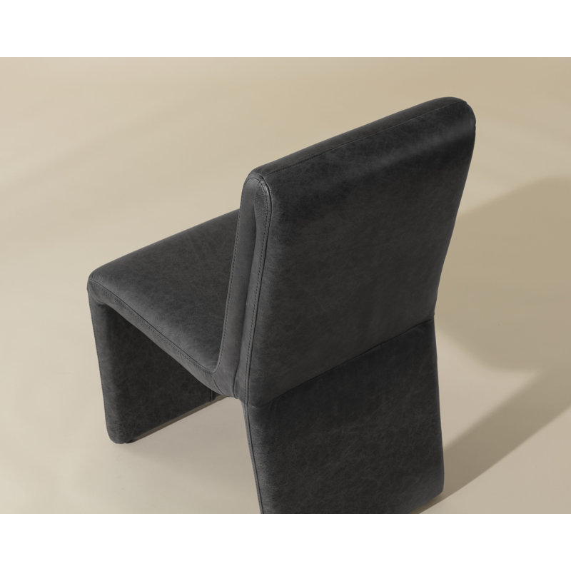 Cascata Upholstered Dining Chair, Black