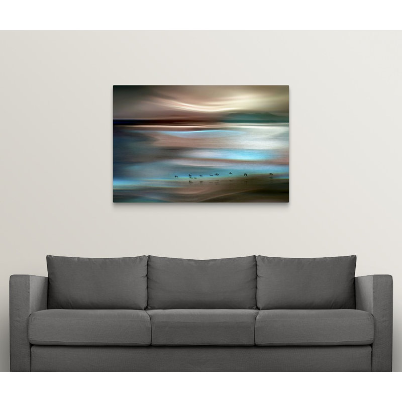 " Migrations " by Ursula Abresch, 32" H x 48" W x 1.5" D
