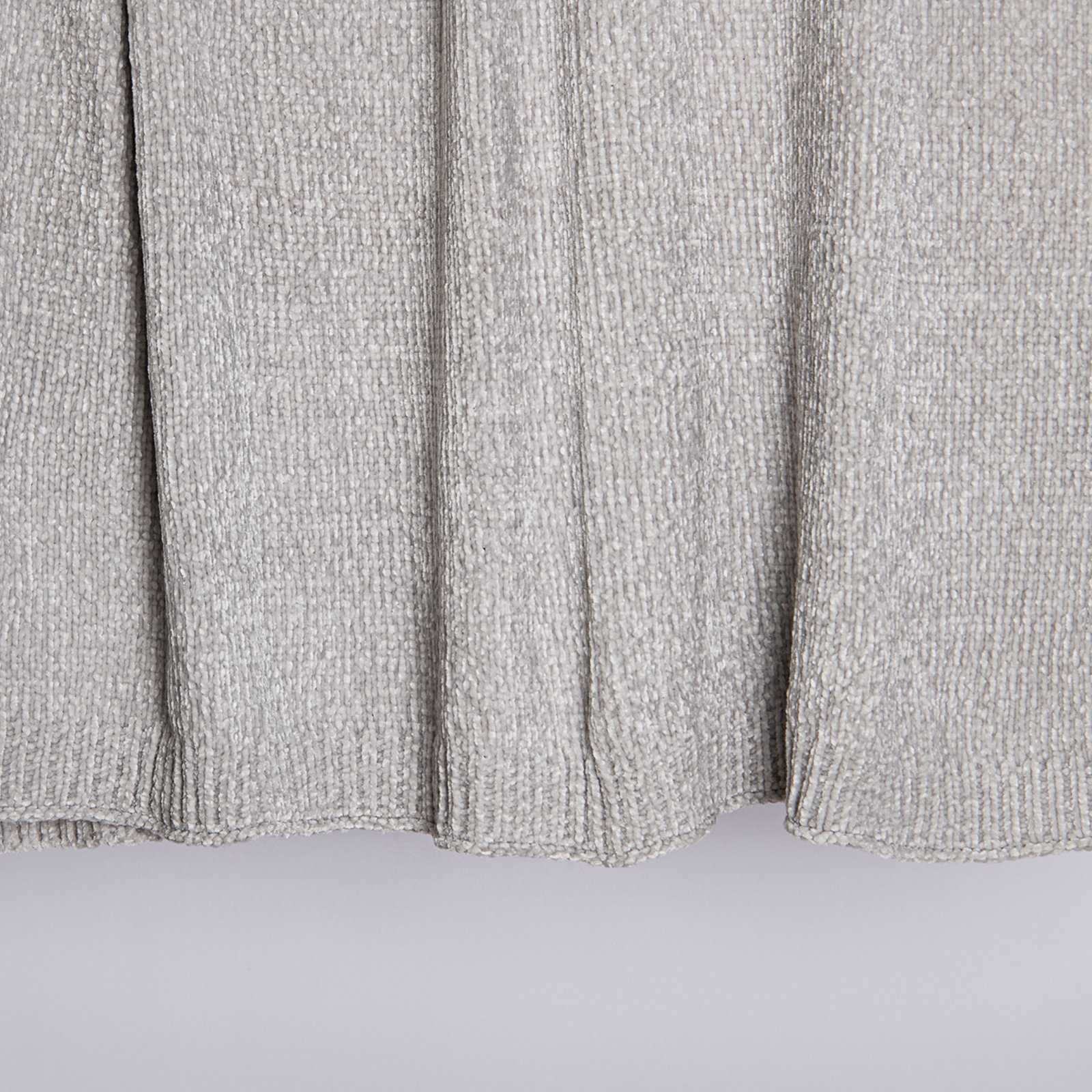 Caspian Knitted Blanket, Light Gray