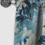 Oceanic Dreamscape Tropical Motif V - Rideau floral - Rideau occultant floral - 1 panneau-107550007