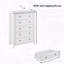 Armoire, moderne, tiroir de rangement, commode 5 tiroirs, commode et tiroirs