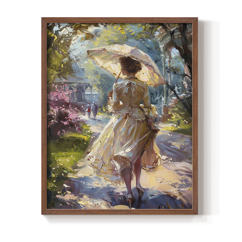 «WOMEN Series DCCXIX», reproduction encadrée - bois massif, H 30 po x l 24 po, Noyer