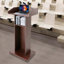 Podium en bois 43,3 po avec roulettes-94331432