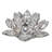 Iridescent Glass Crystal Lotus Votive Candle Holder-24704501-24704497