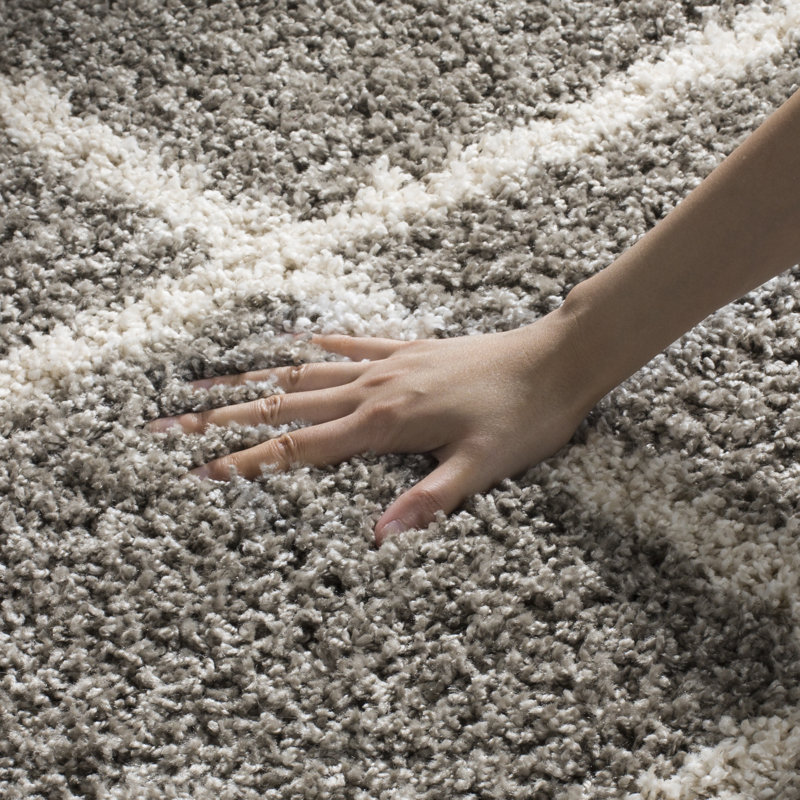 Darrol Performance Geometric Rug, Ultra Plush 2", Round 10'