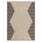 Abdellah Minimalist Geometric Wave Beige/Cream/Black Indoor Area Rug, Machine Washablewith Non-Slip Backing-1676799825
