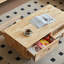 Table basse en bois massif de style minimaliste