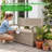 80 Gal Weather-Resistant Resin Deck Box,Waterproof Storage Box-129386481