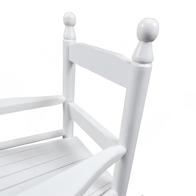 Children's rocking white chair- Indoor or Outdoor -Suitable for kids-Durable, White