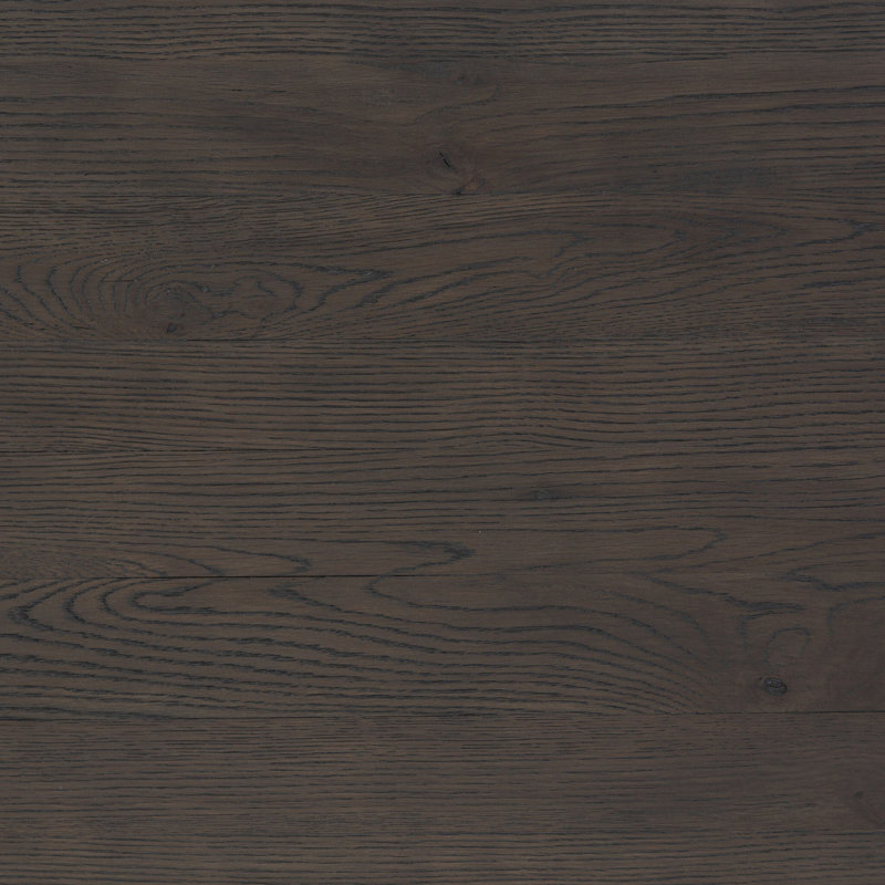 Glenview Solid Wood Writing Desk, Smoked Black Oak