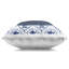 Conception de coussin décoratif «Eat Pray Love on Blue Florals» par Annie Lapoint