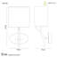 Phaidra Plastic Armed Sconce-86702343-86702344-86702347