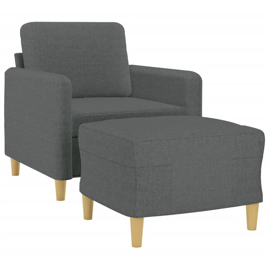 Vidaxl Sessel mit Hocker